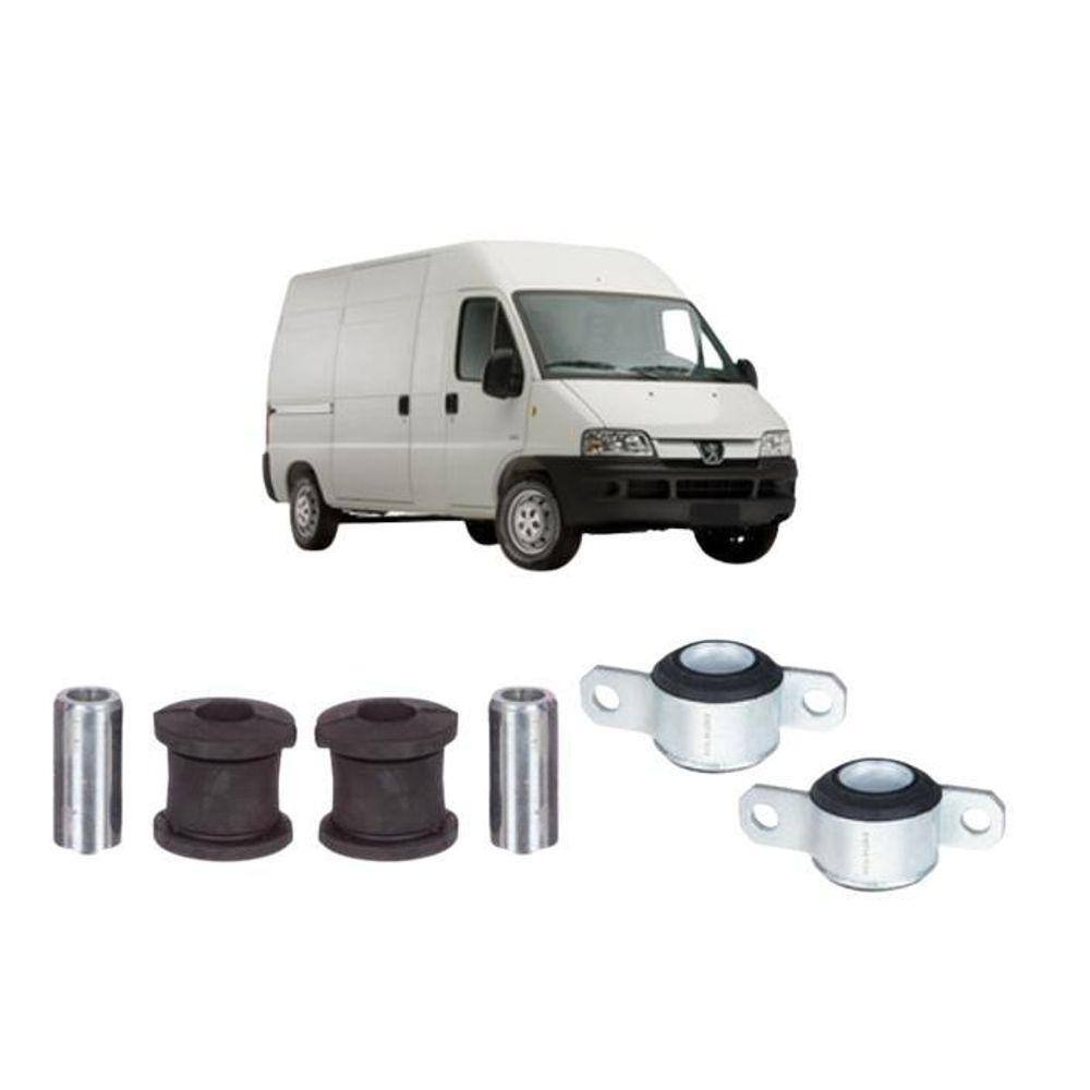 Kit 4 Bucha Balança Dianteira Peugeot Boxer 2006 2007 2008