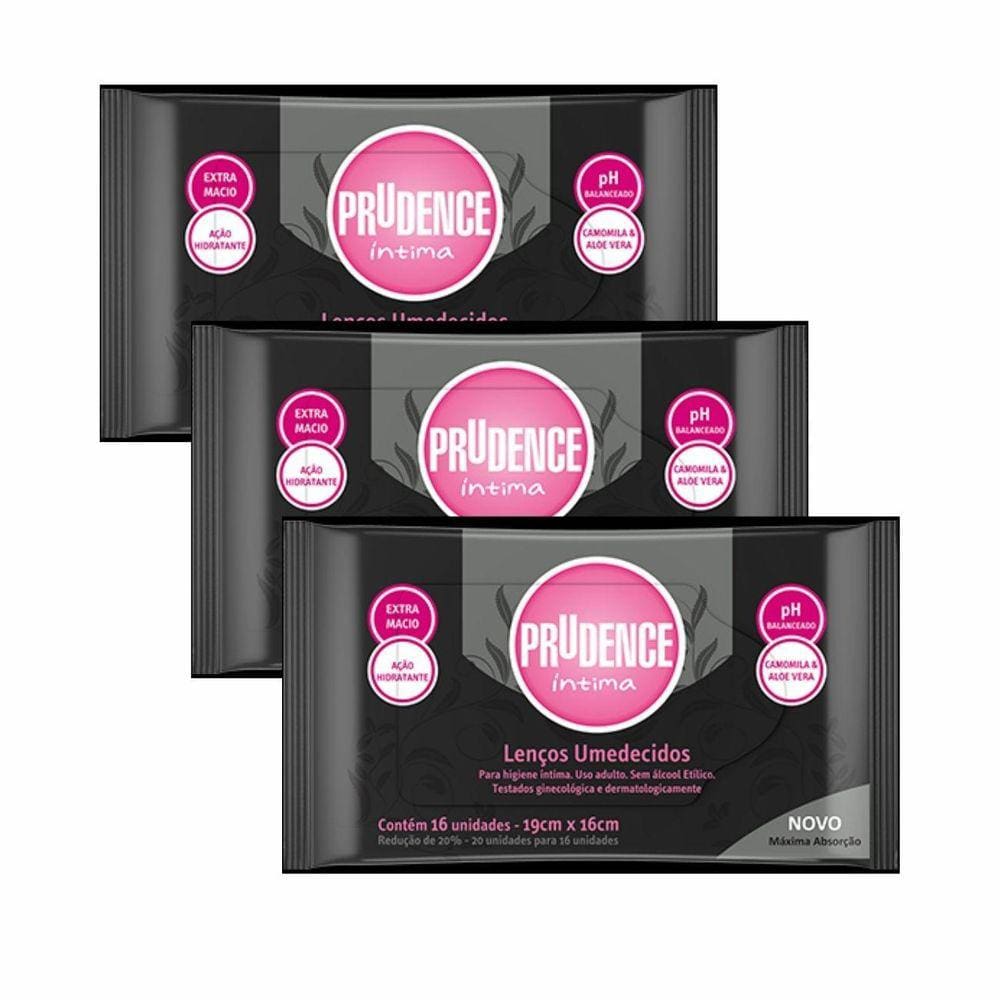 Lenço Umedecido Para Higiene Íntima Fórmula Exclusiva Kit 3X