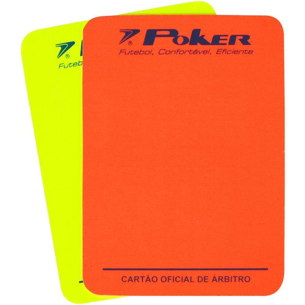 Cartão Para Arbitro Poker Campo Oficial