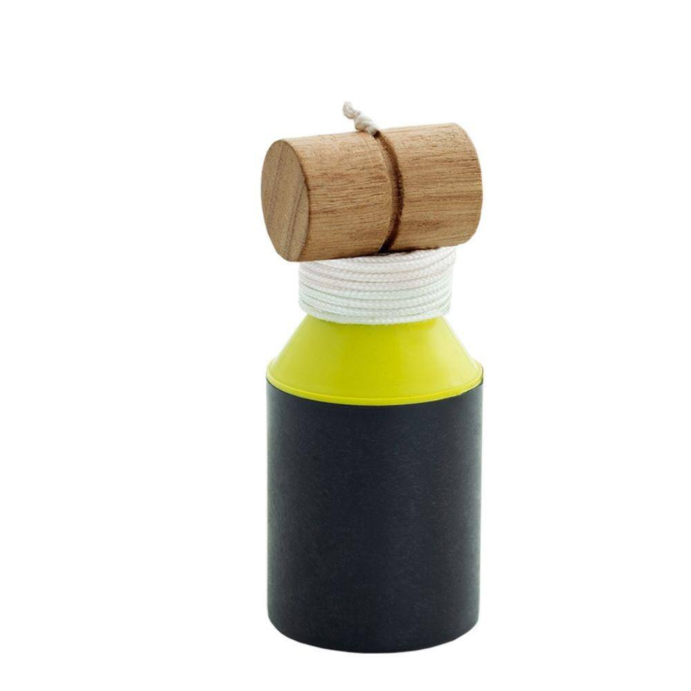 Prumo Plástico Amarelo E Preto Thompson