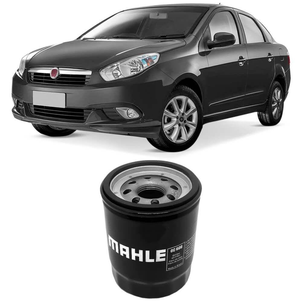Filtro Óleo Fiat Grand Siena 1.4 2012 A 2016 Metal Leve