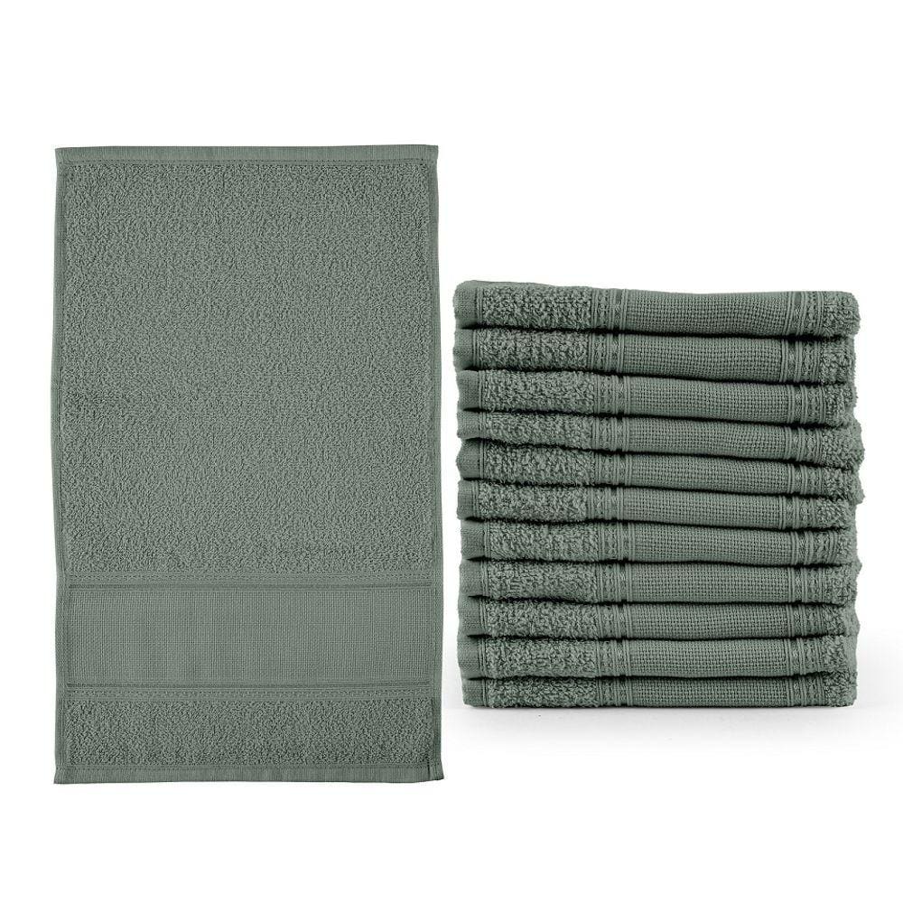Kit 12 toalhas de lavabo social erva doce