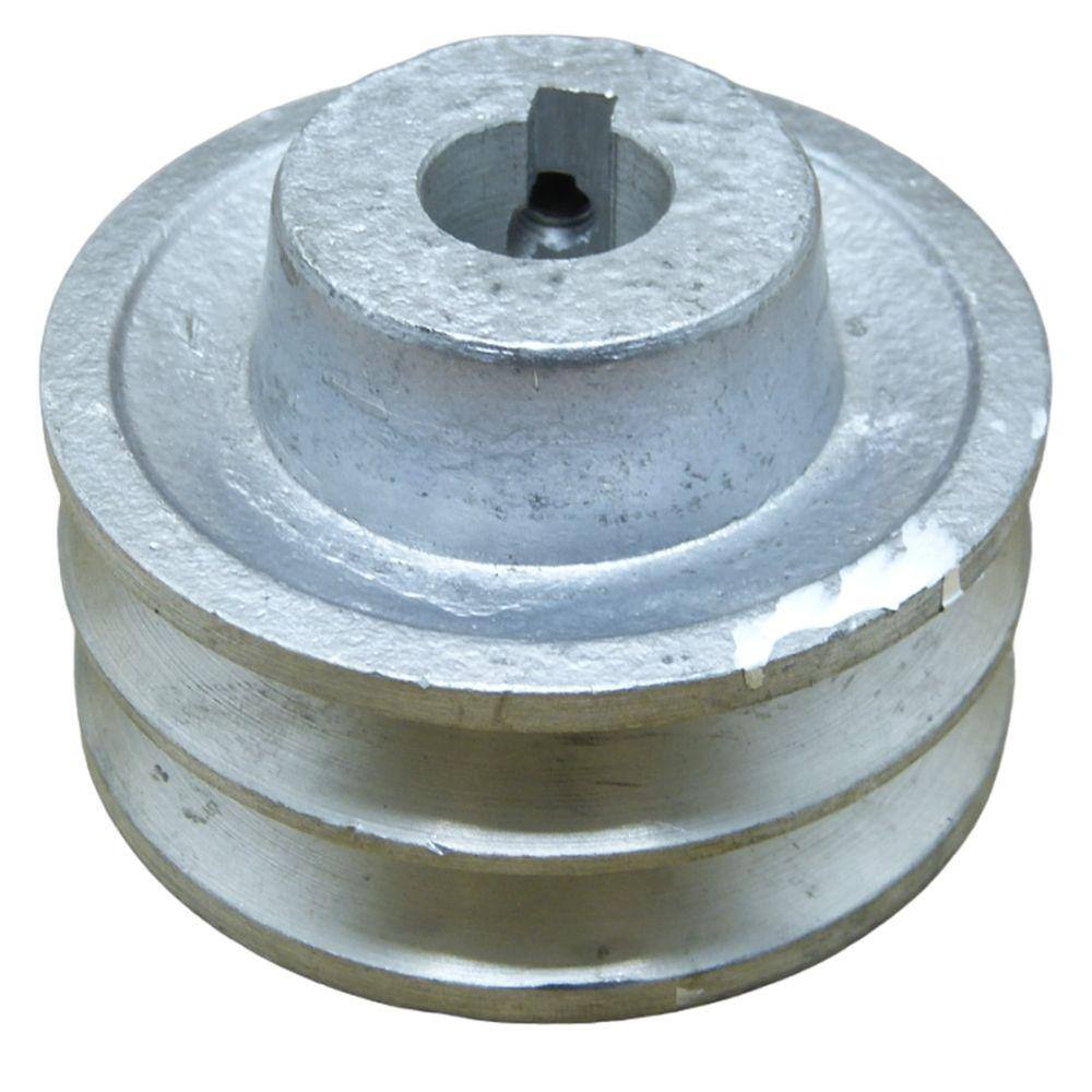 Polia De Alumínio 3 1/8`` 80Mm 2A Com Furo 19Mm Somar Wayne Lu Bh6100