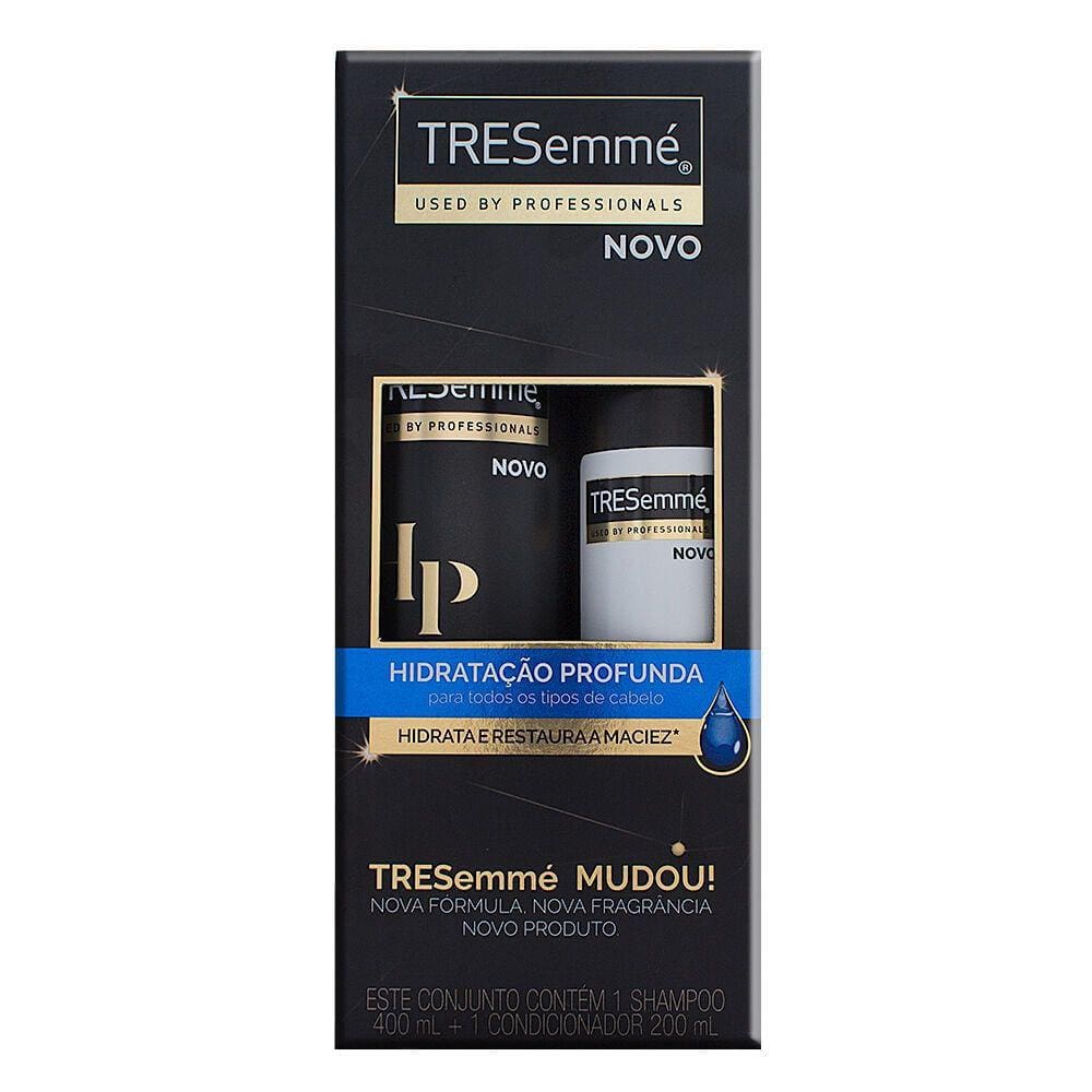 Kit Shampoo 350ml + Condicionador 175ml Hidratação Profunda Tresemmé