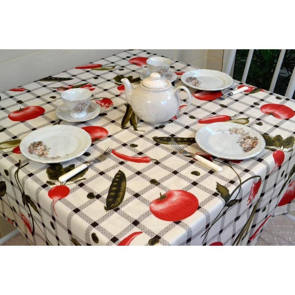 Toalha de Mesa Oxford - Legumes