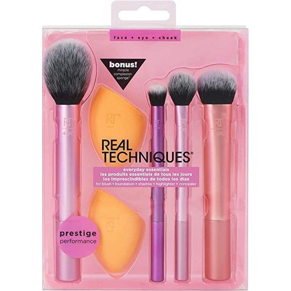 Kit Pincéis Essentials Everyday- Real Techniques- 6 unidades