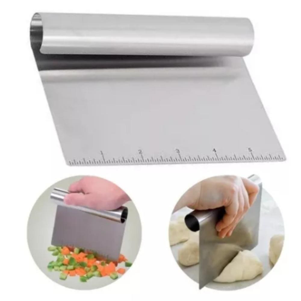 Espátula Inox Premium p/ Massas e Bolos 15cm