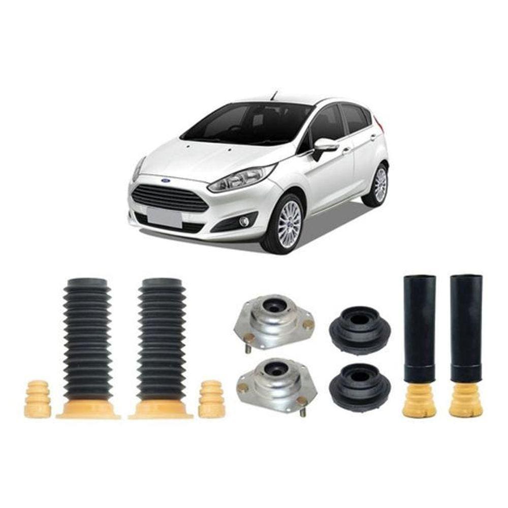 Kit Coxim Dianteiro Batente Traseiro New Fiesta 2011 A 2020