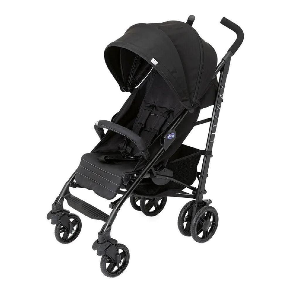 Carrinho De Bebe Lite Way 4 Basic Jet Black Chicco
