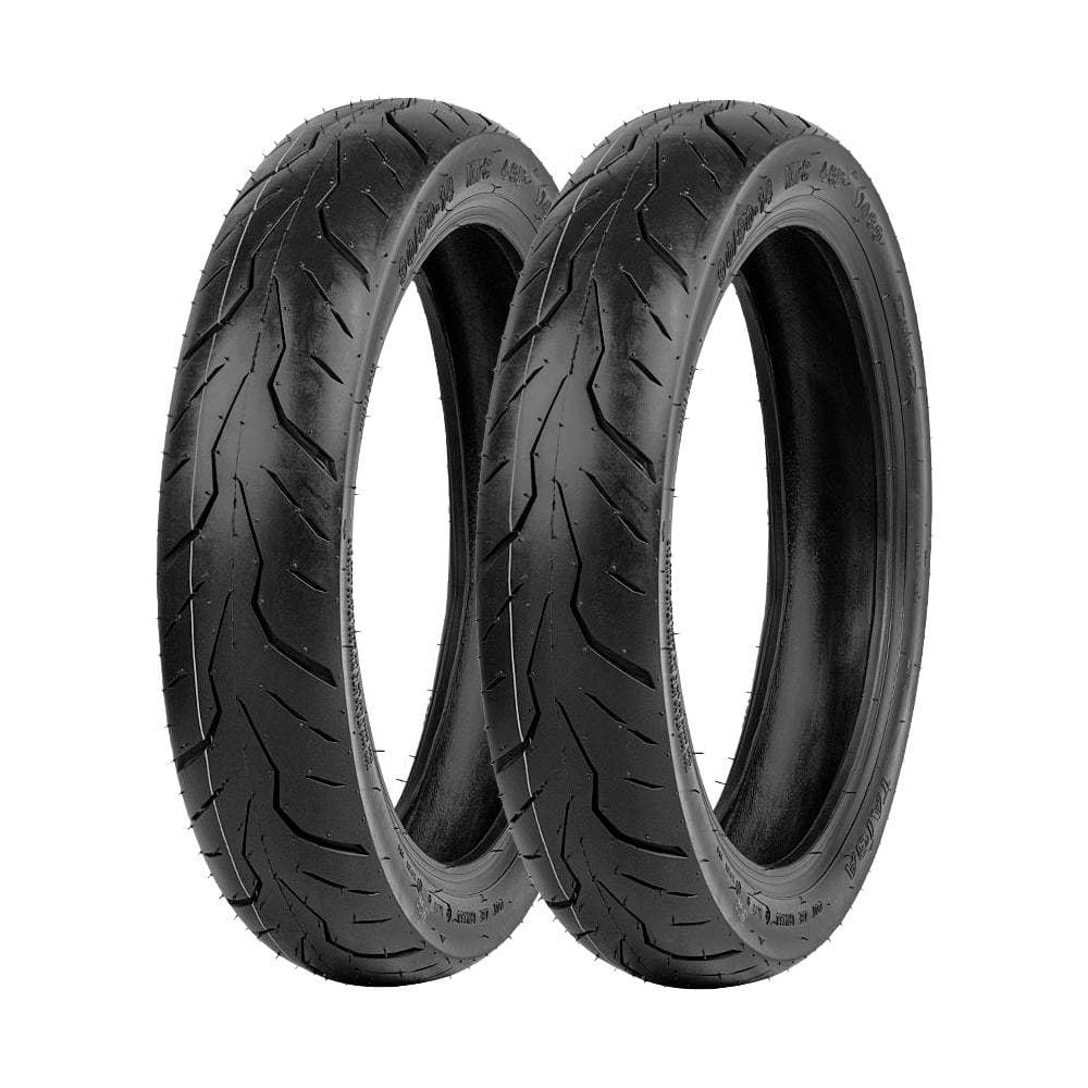 Jogo Pneus de Moto Taiga V460 90/90-14 46P + 100/90-14 51P TL