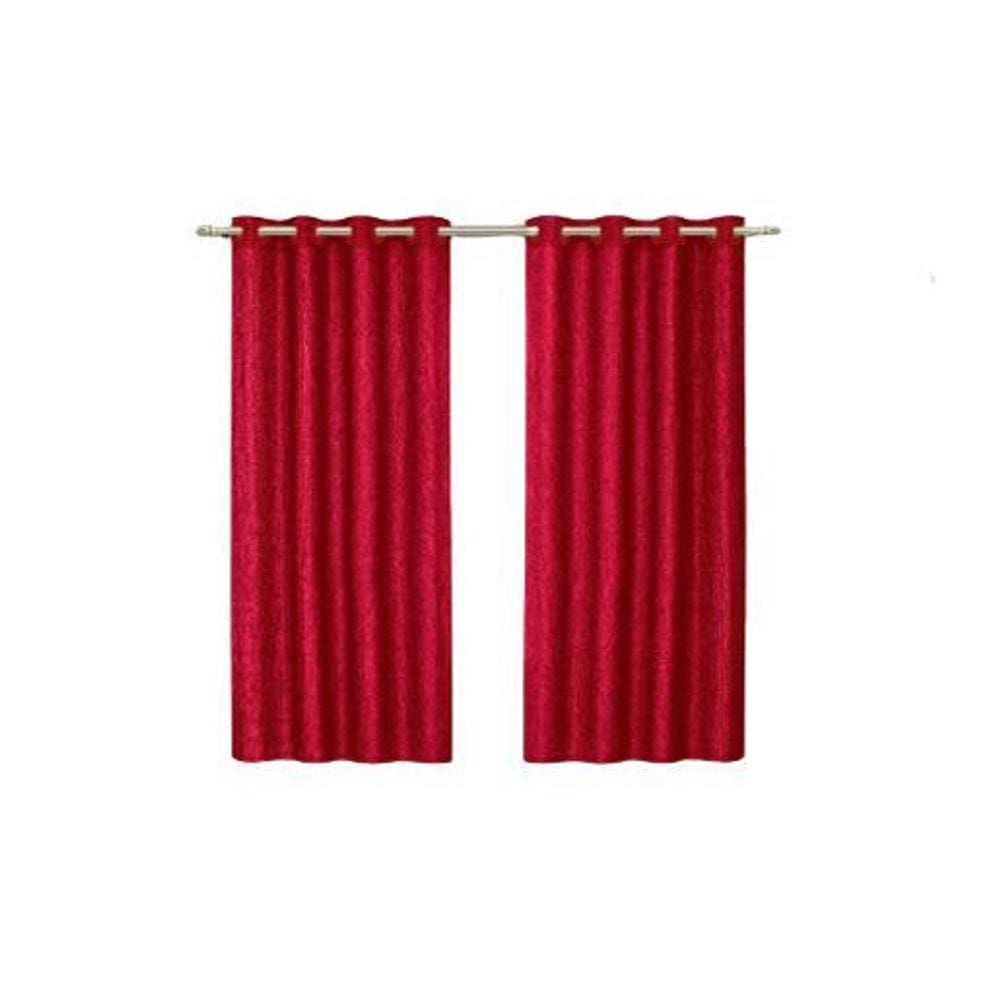 Cortina Quarto/Sala 2,00 X 1,70 Alt Cetim Amassado Vermelho