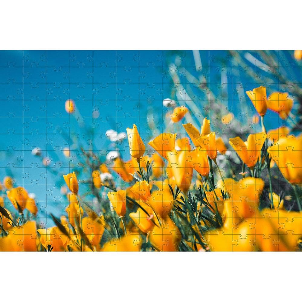 Quebra-Cabeça Flores Lindas Cognitivo Reabilitação Idosos