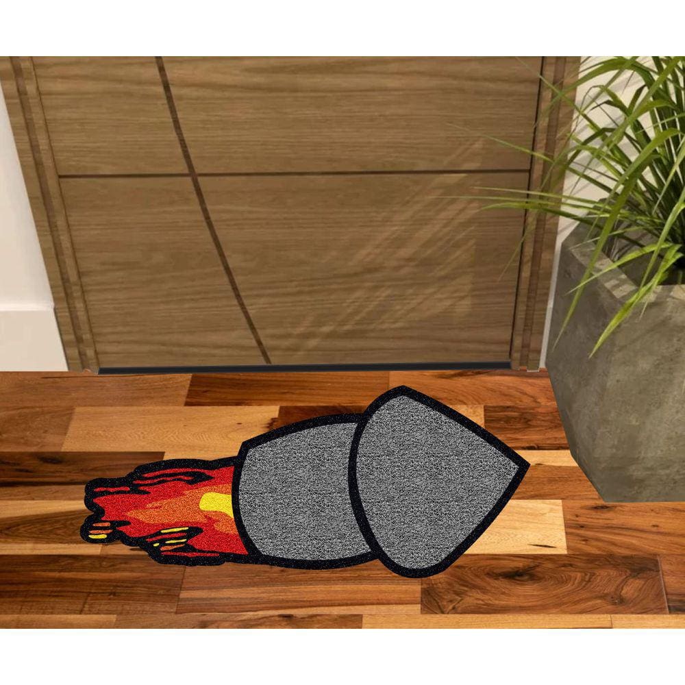 Tapete Foguete Decoração Para Quarto Sala, Banheiro E Porta.