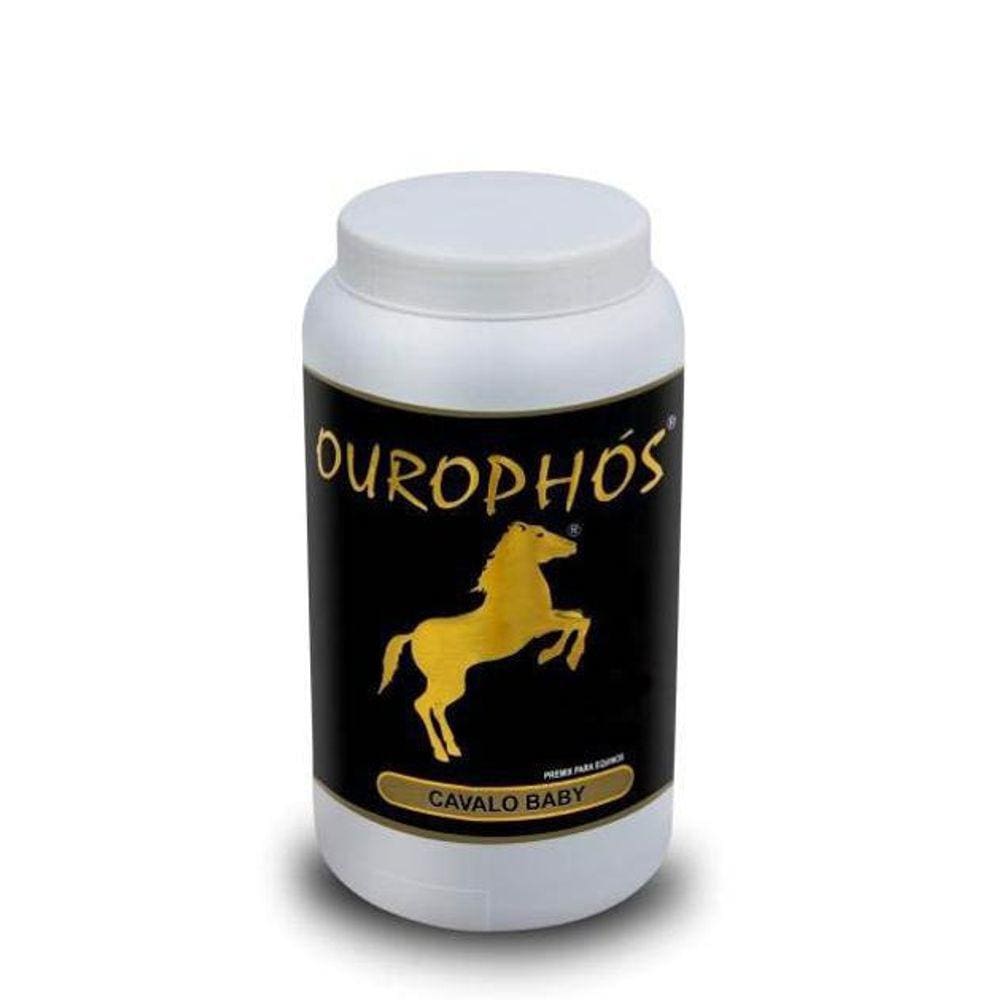 Ourophós Cavalo Baby, Potros Até 14 Meses - Pote 1Kg