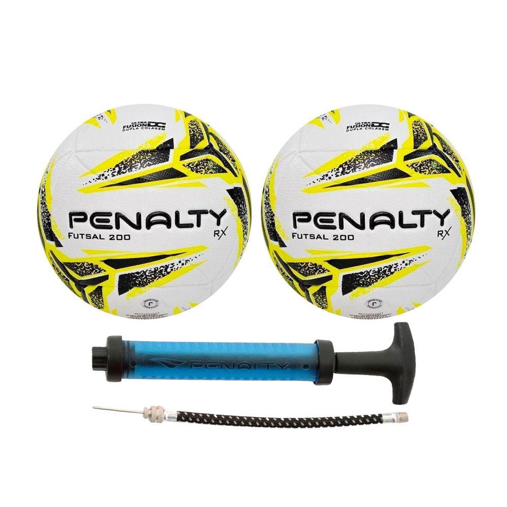 Kit Bola Penalty Max 1000 Futsal Pró Padrão Fifa + Bomba Sac