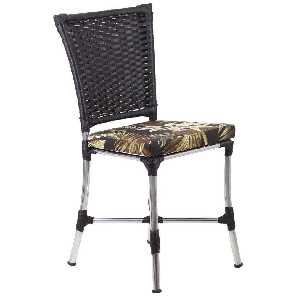 Cadeira Angra Com Almofada Impermeável Cozinha, Área, Sala Trama