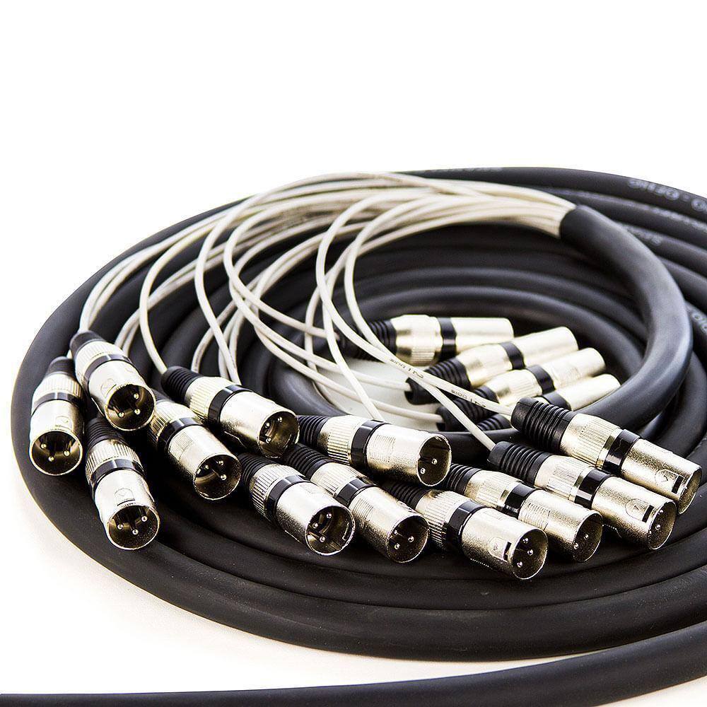 Multicabos Conectores Xlr 16 Vias Amphenol - 25 Mt