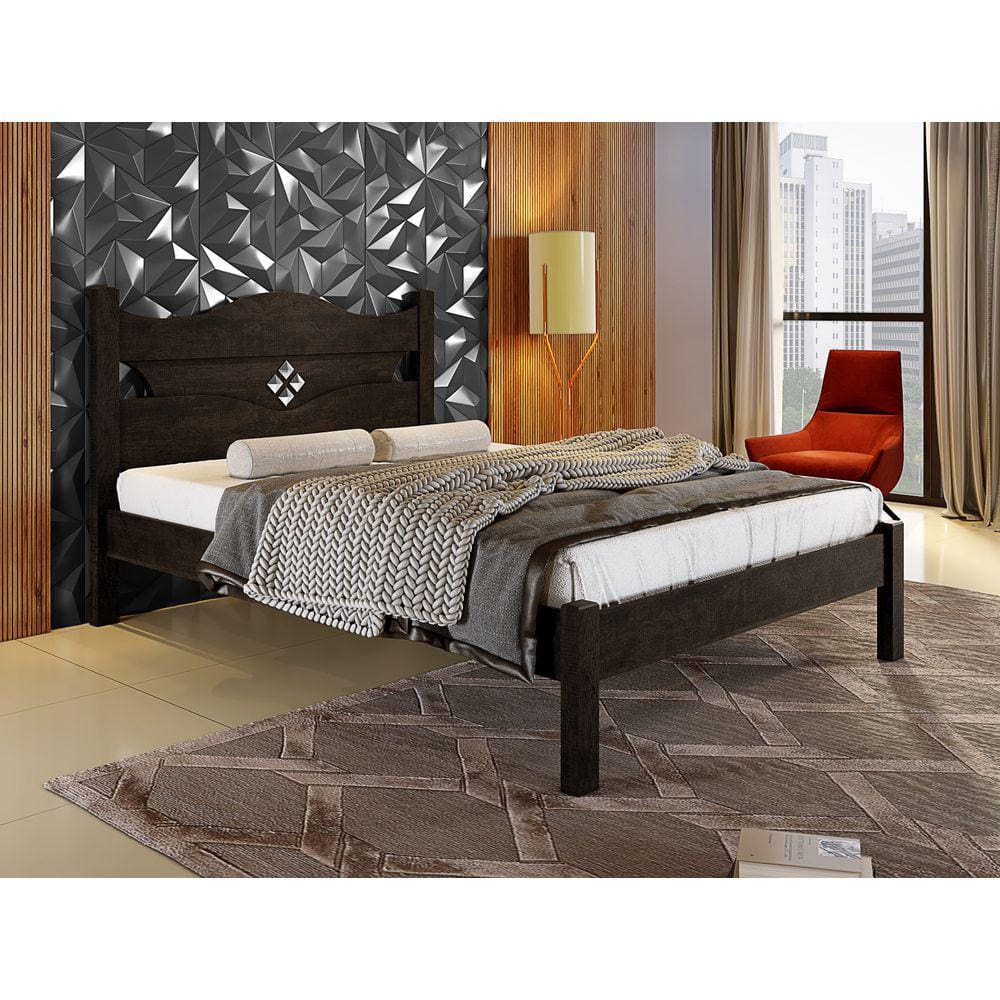 Cama De Casal Júlia Nogal