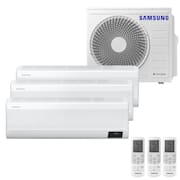 Ar Condicionado Multi Tri Split Samsung 24000BTUs 2x9000+1x12000 QF Inverter 220V
