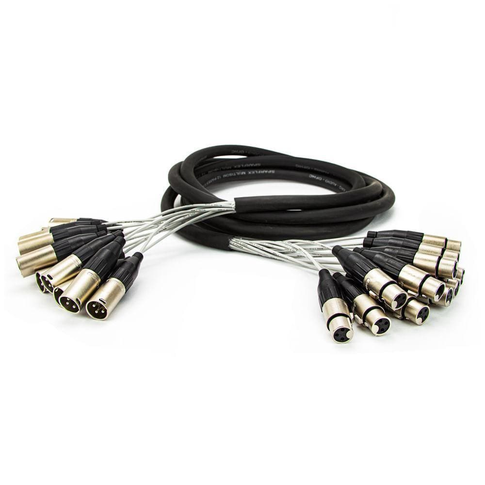 Multicabos Xlr 12 Vias Amphenol - 35 Mt
