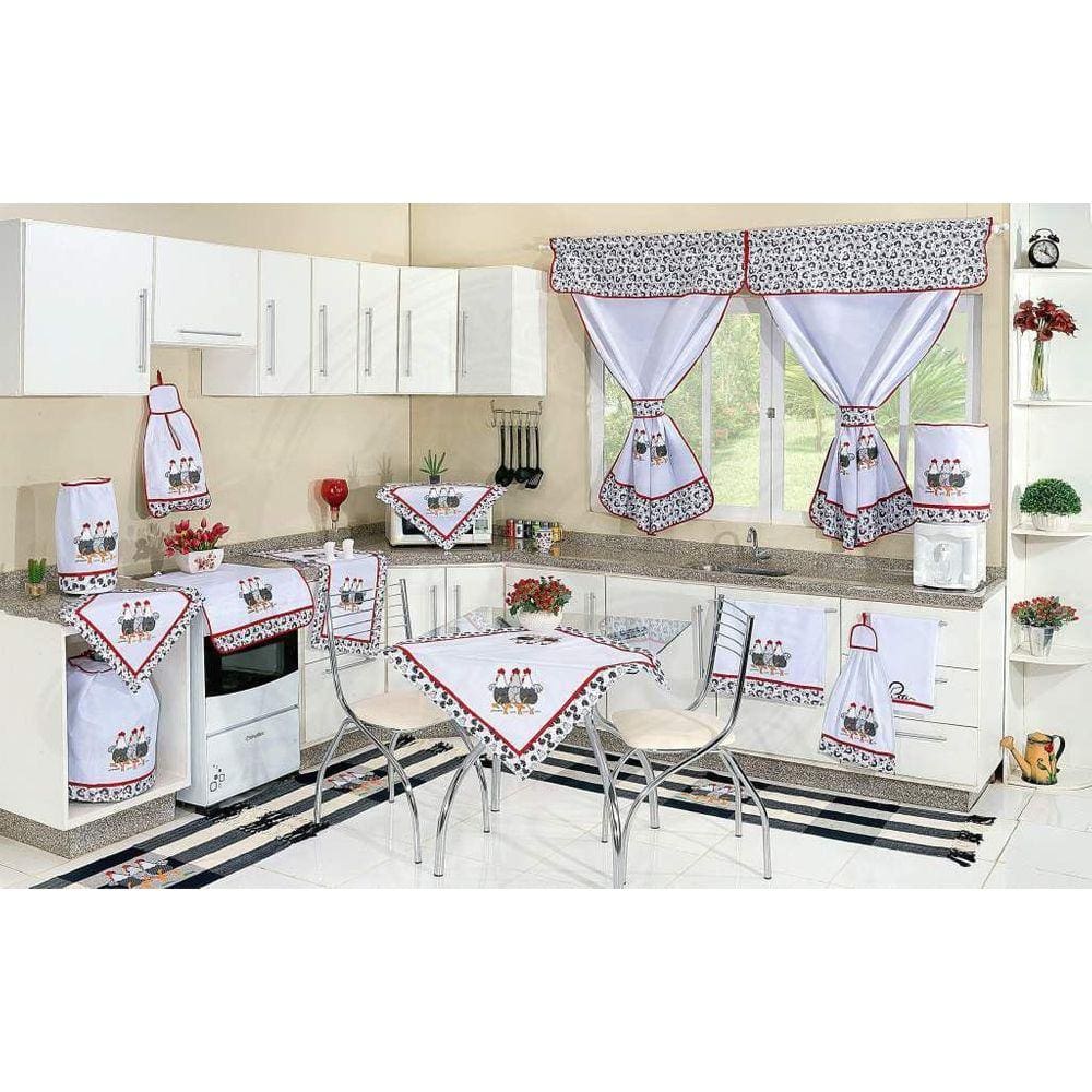 Itens para Cozinha em Patchwork - Galinhas Parceiras