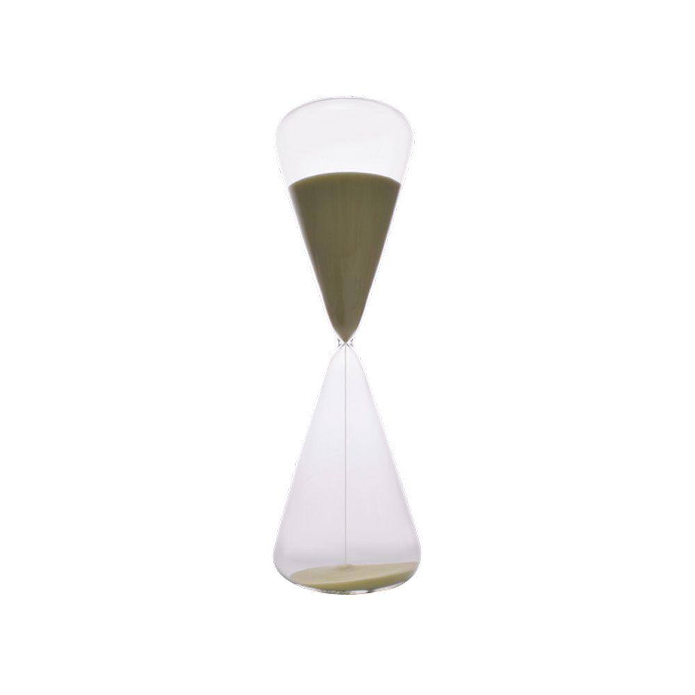 Ampulheta Decorativa Vidro Areia Amarelo 30cm HJ3007 BTC