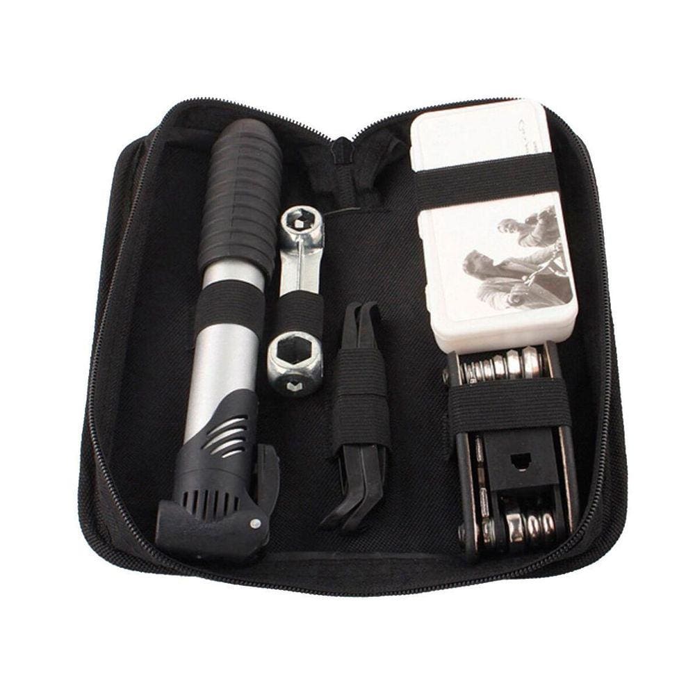 Kit Ferramenta Bicicleta Chaves Bike Reparo Pneu Estojo 480g