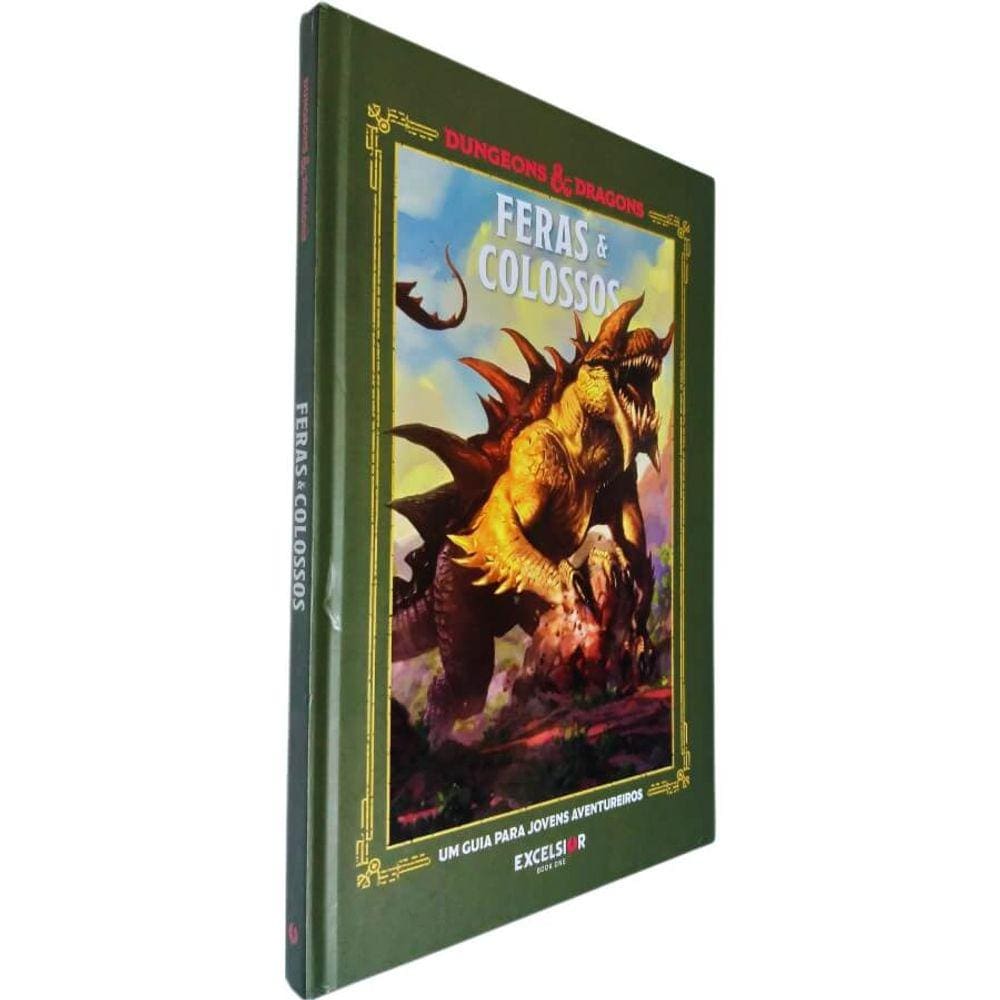 Livro Físico Dungeons & Dragons Feras & Colossos Jim Zub Um Guia Para Jovens Aventureiros Capa Dura