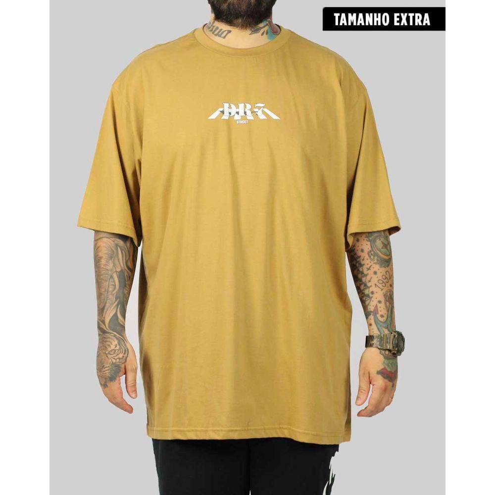 Camiseta Brancoala PRETA com logo AMARELO