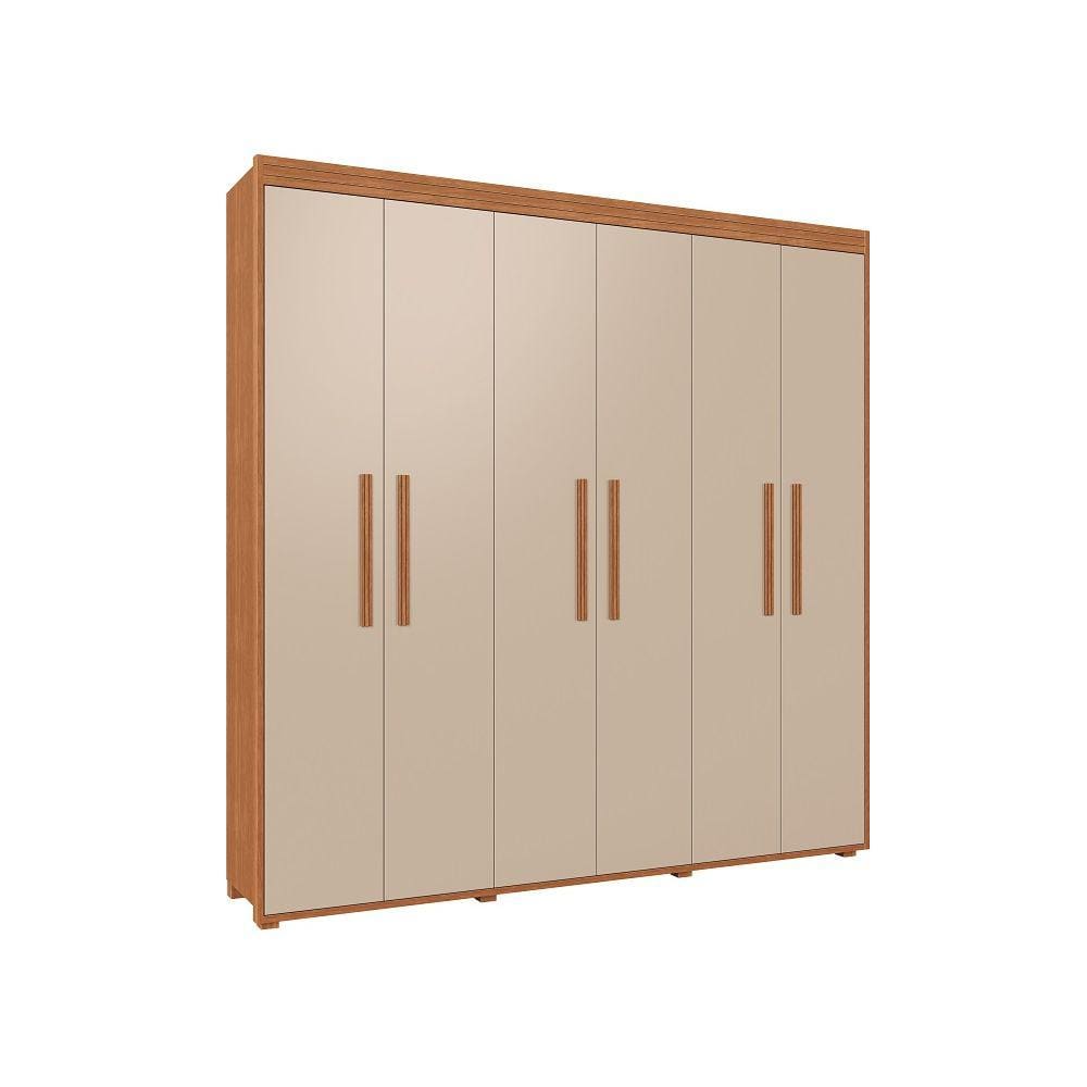 Guarda Roupa Milão P/ Quarto de Casal 100% MDF Camas Fênix