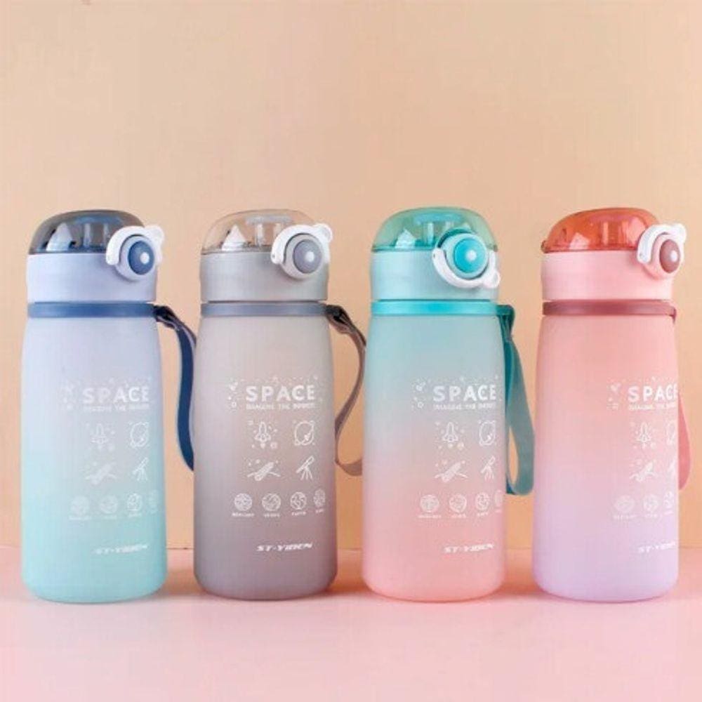Garrafa Squeeze Infantil com Alça e Trava 630ml Portátil