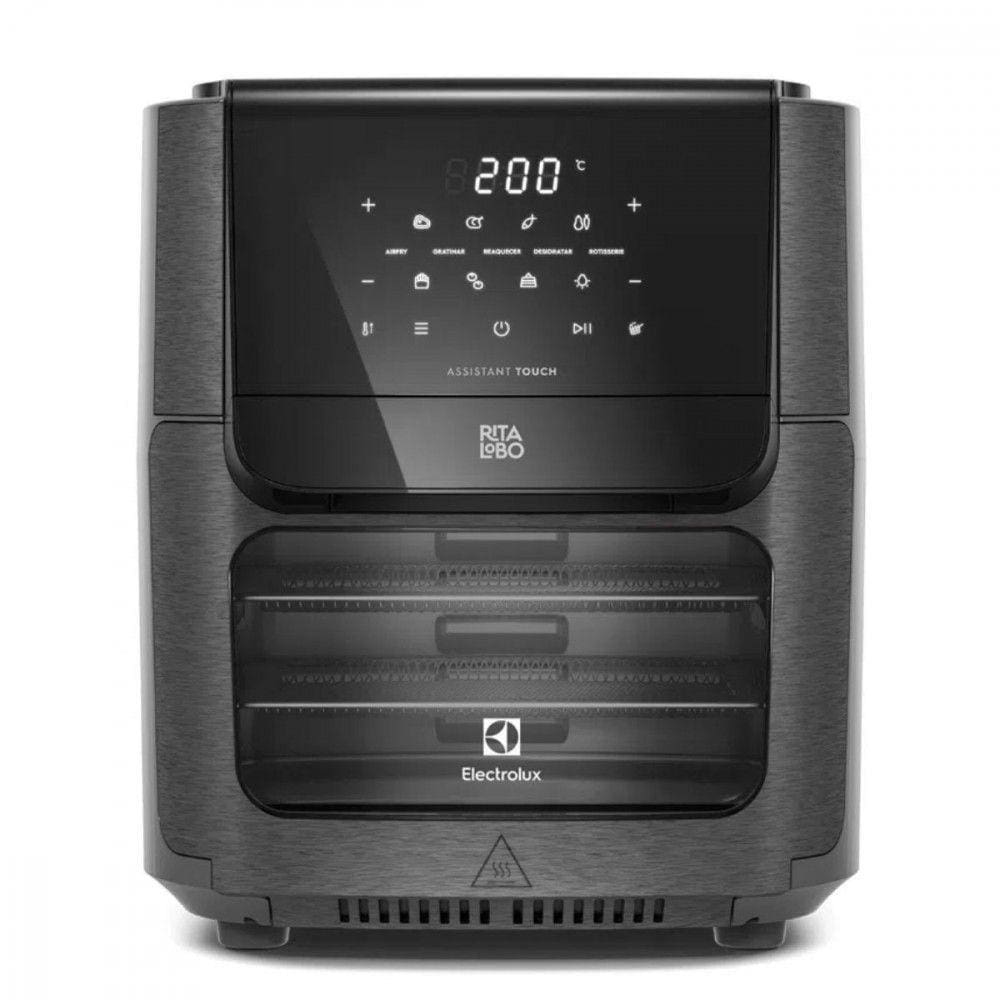 Fritadeira Airfryer Oven Electrolux 12l Experience Digital Eaf90 Grafite 127 V