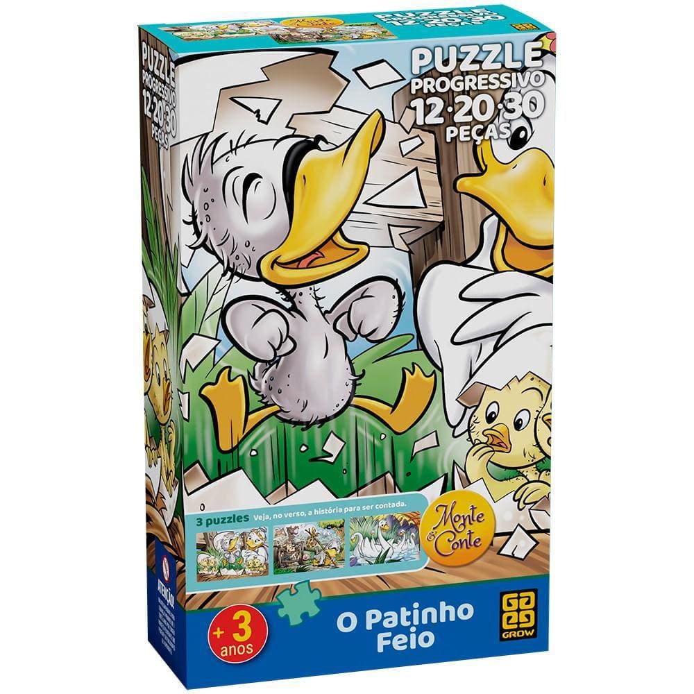 Puzzle Progressivo O Patinho Feio