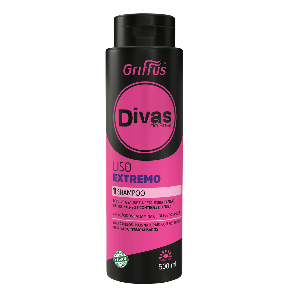 Griffus Divas do Brasil Liso Extremo - Shampoo 500ml