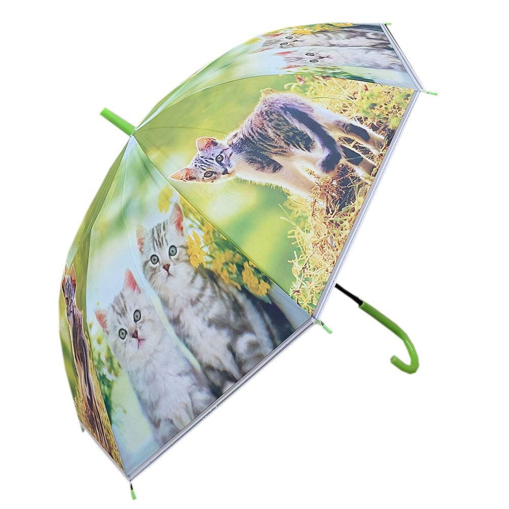 Guarda Chuva Estampa Pet  Abertura Automática - Modelo Gato