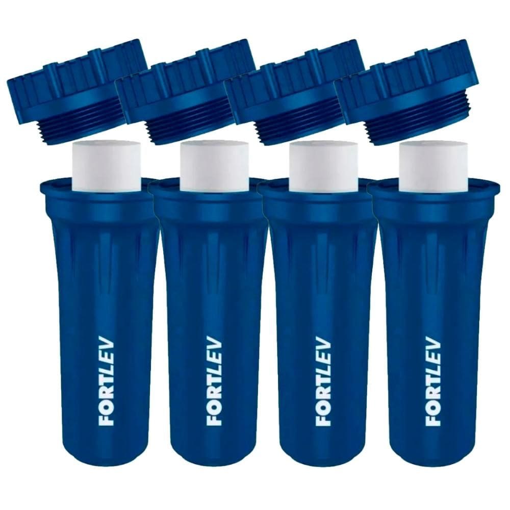 Kit 4 Filtros P/ Caixa D`Água ou Cavalete Fortlev