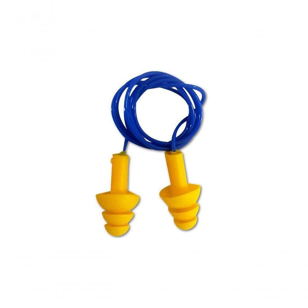 Protetor Auricular Plug 17db - 005631 Amarelo E Azul