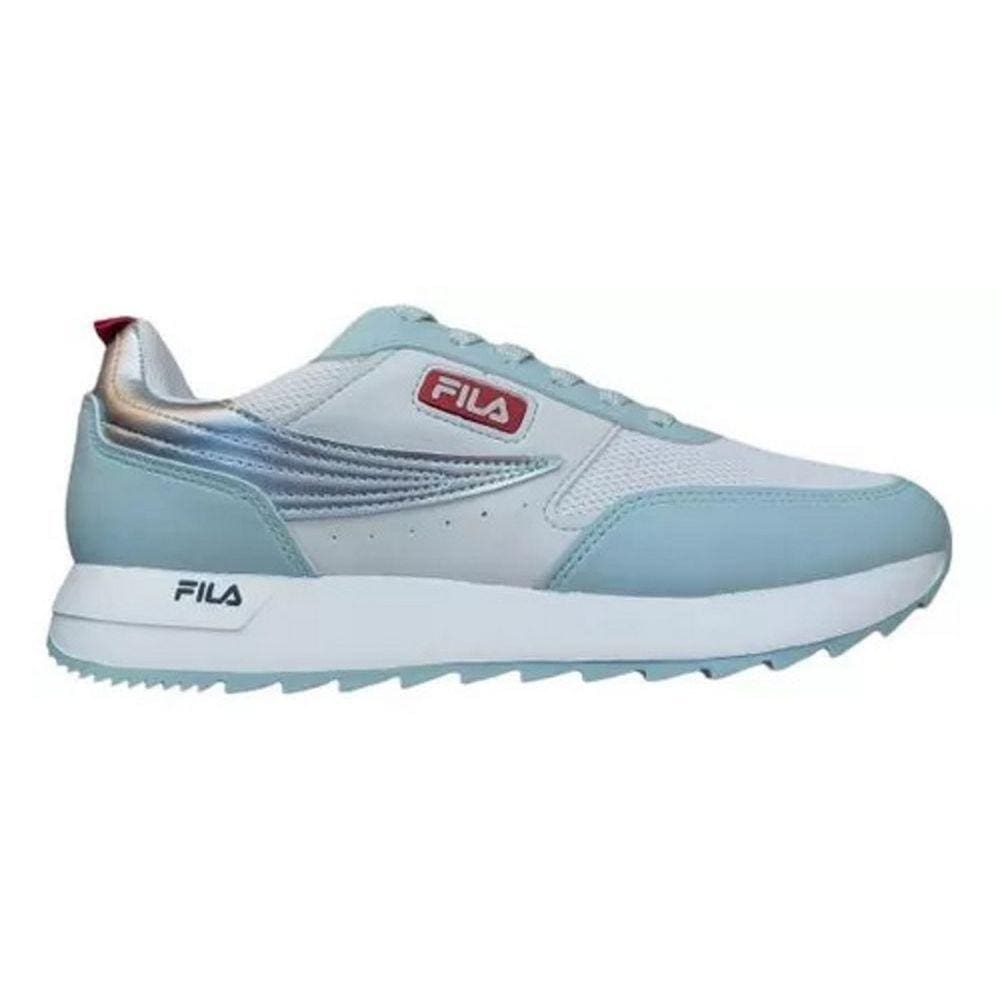 Tênis Fila Retro Flag Feminino - Branco e Verde Claro