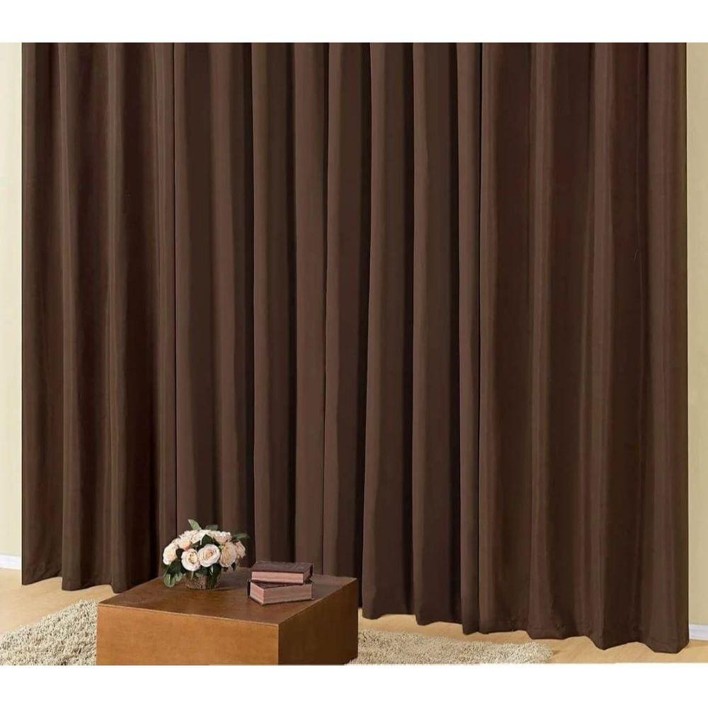Cortina Blackout 2,80 X 1,80 Trilho Suiço Em Tecido