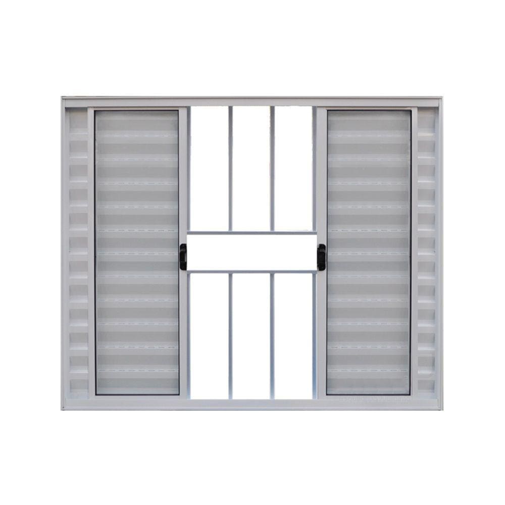 Veneziana de Correr 6 Folhas C/Grade 1.00 x 1.00 - Hale