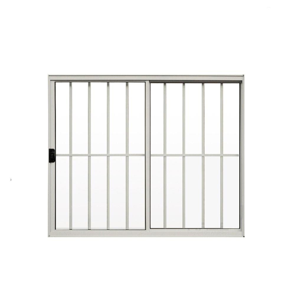 Janela de Correr 2 Folhas C/Grade 1.00 x 1.50 - Hale