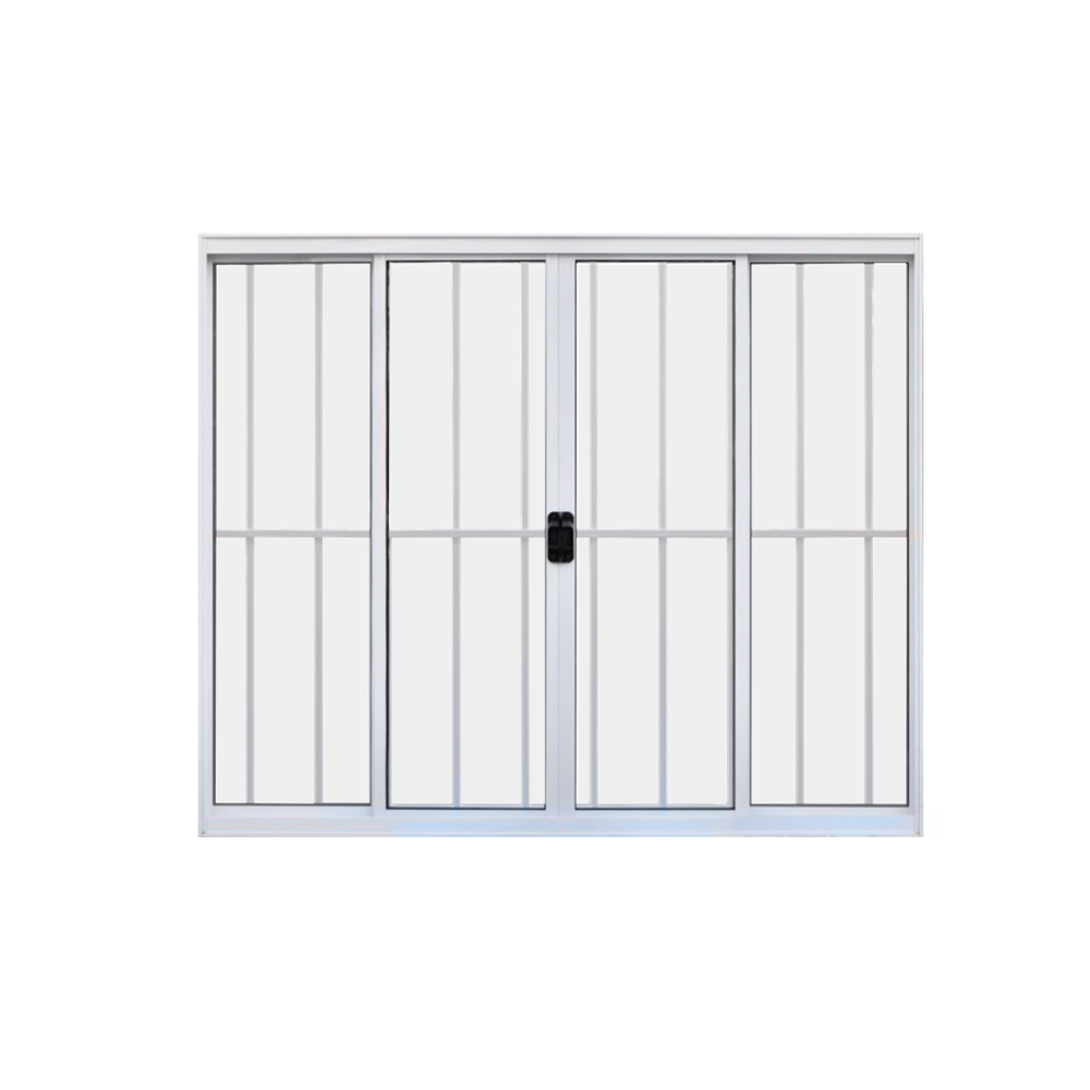 Janela de Correr 4 Folhas C/Grade 1.00 x 1.50 - Hale
