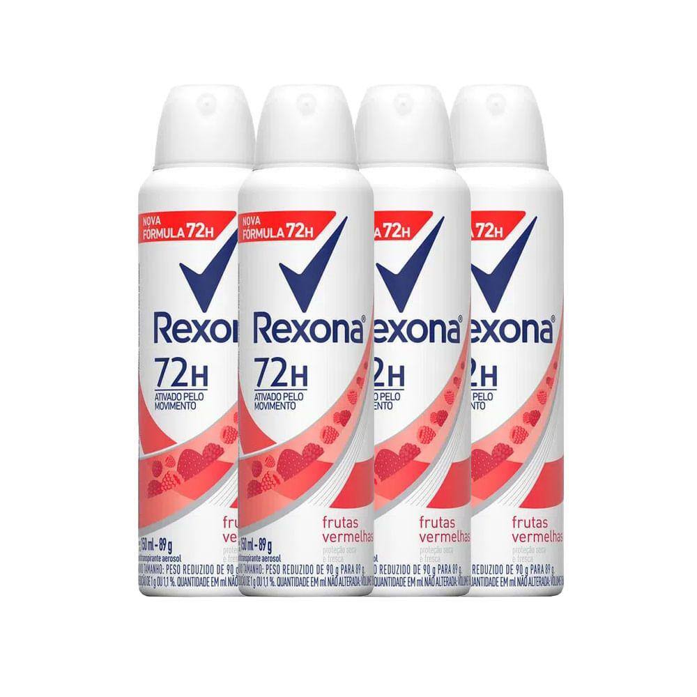 DESODORANTE AEROSOL REXONA FRUTAS VERMELHAS 90G