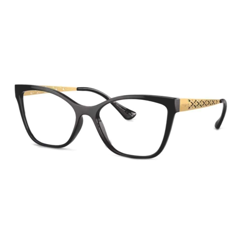 Armação Vogue VO5507L - Feminino, Preta, Injetada