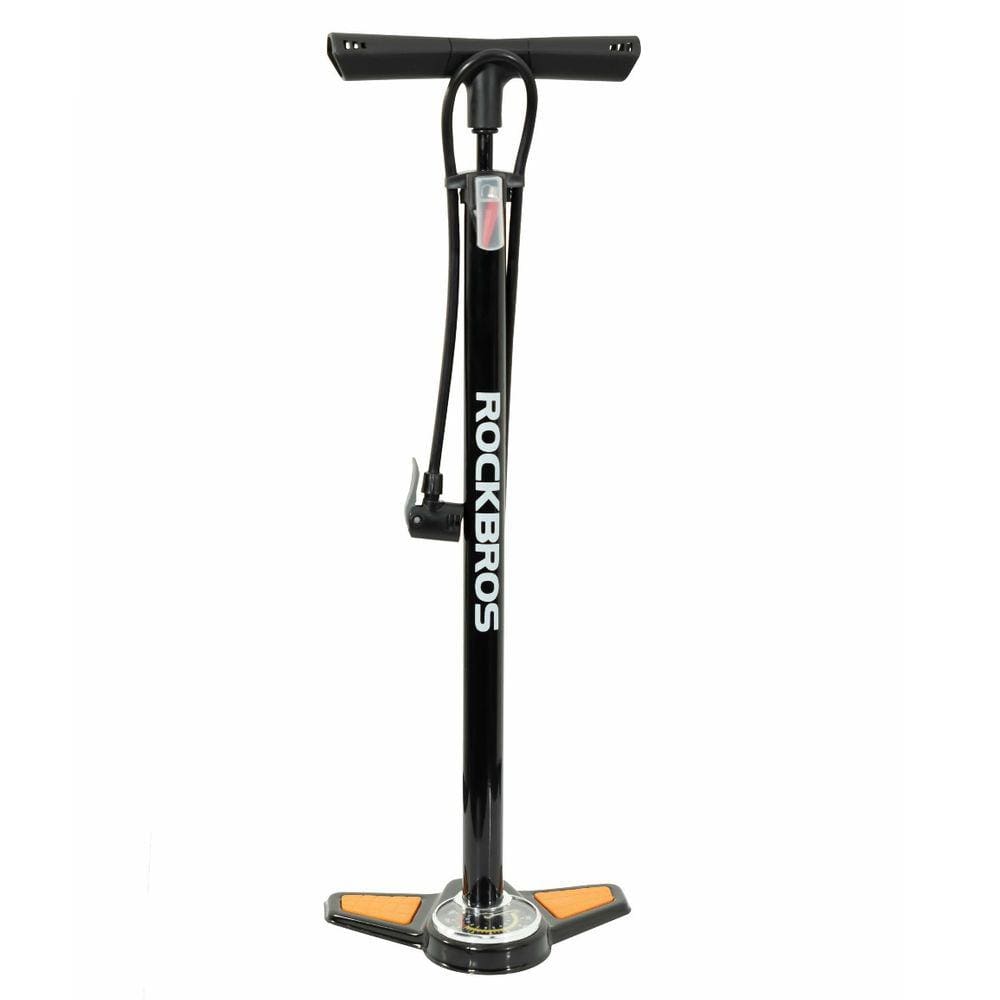 Bomba Ar em Pé Manômetro 160psi Bico Grosso Fino Adaptador de Bico Rockbros