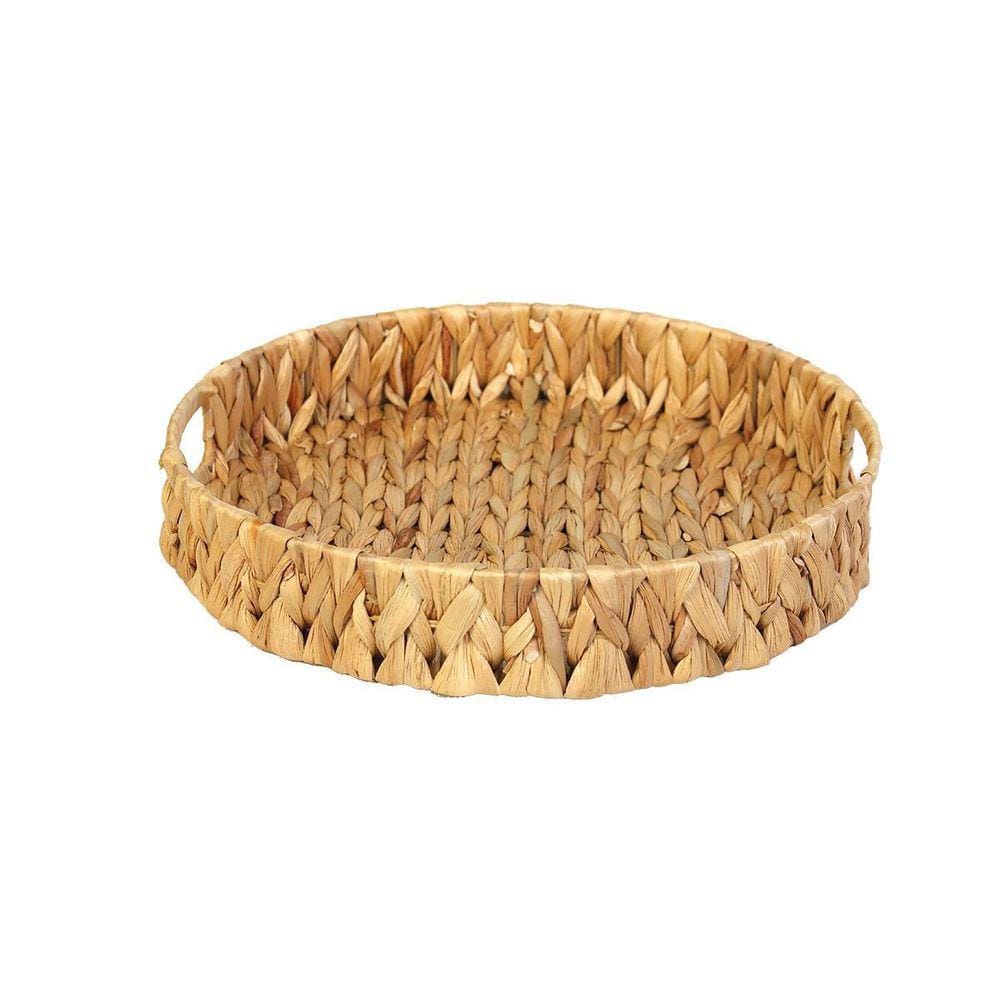 Bandeja de Palha Seagrass - 35x6 CM - Frutas e Pães
