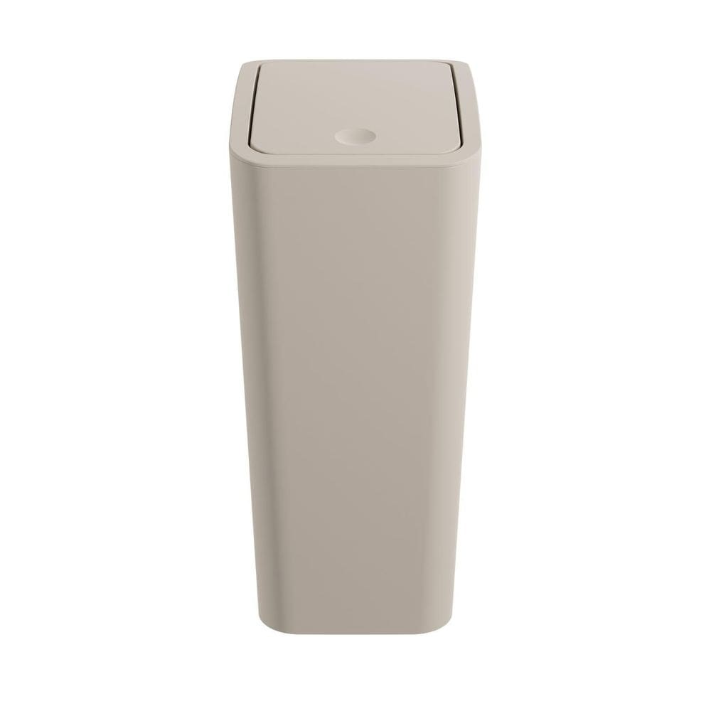 Lixeira Com Tampa Click 2 Astra 8L Argila