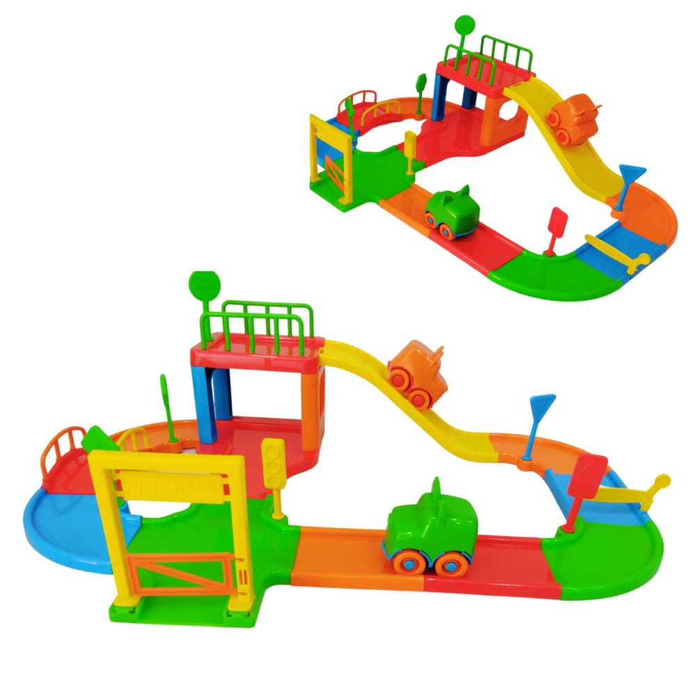 Pista Corrida Carrinho Brinquedo Infantil Looping 360 + 1 Moto