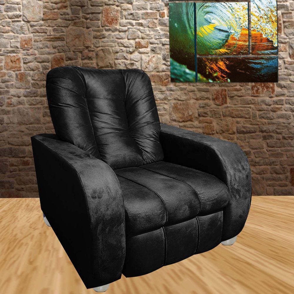 Poltrona Do Papai e Mamãe Descanso e Escritório Berlin Preto