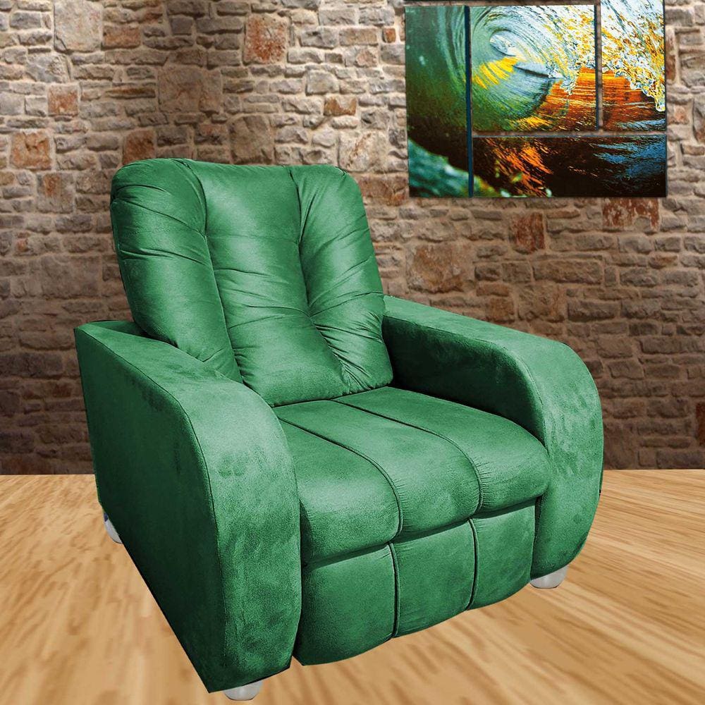 Poltrona Do Papai e Mamãe Descanso e Escritório Berlin Verde